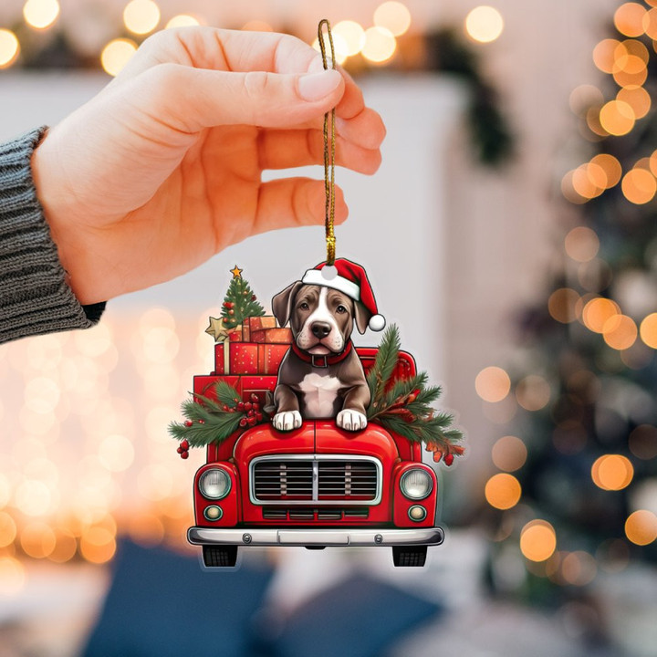 Pit Bull Terrier Ornament SU