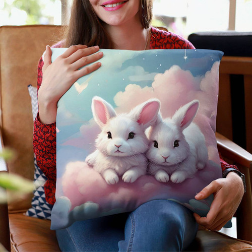 Rabbit Pillow Case