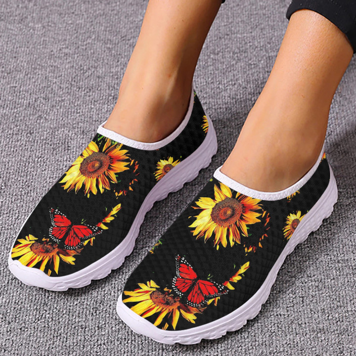 Butterfly sunflower Loafers