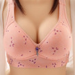 Soft and Comfortable Push-up Floral Bra
