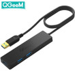QGeeM USB Hub 3.0 Adapter Card Reader USB Splitter for Xiaomi Laptops Macbook Pro 2015 5 USB 3.0 Hub for PC Computer Accessories