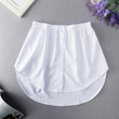 Detachable Underskirt Women Fake Shirt Irregular Skirt Tail Blouse Hem Cotton Extender Fake Hem Mini Skirt Fake Hem 6 Sizes