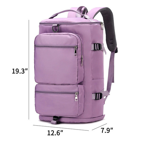 TINYAT Large Capacity Women's Travel Bag Casual Weekend Travel Backpack Ladies Sports Yoga Luggage Bags Multifunction Crossbody