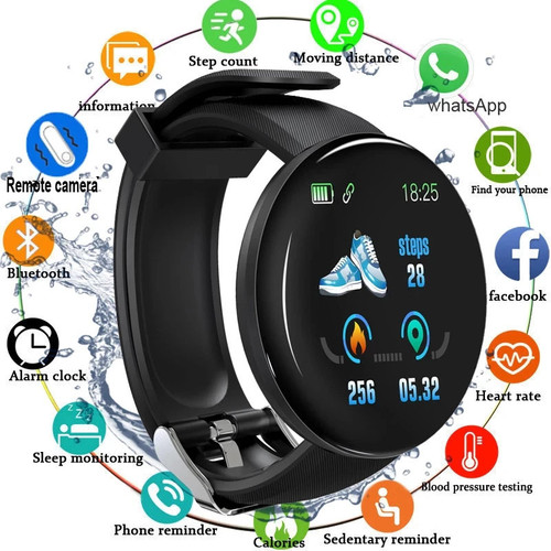 Smart Watch Men Women Chil Smartwatch Heart Rate Blood Pressure Monitor Fitness Tracker Watch Smart Bracelet for Android and IOS