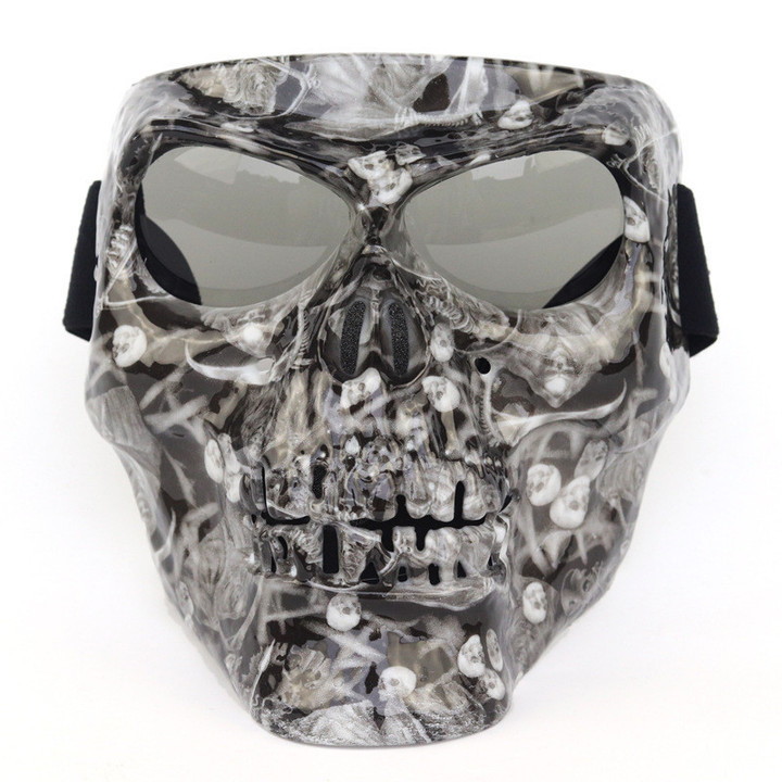 Full Face Motorcycle Skull Mask