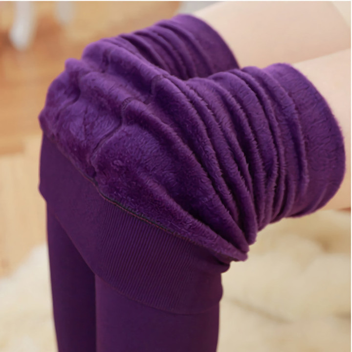 Winter Knitting Velvet Casual Legging
