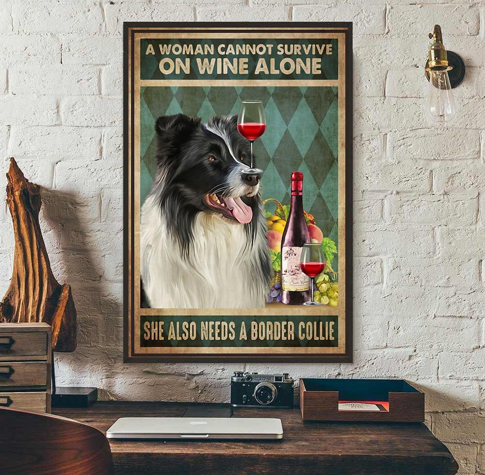Border Collie Wall Decoration