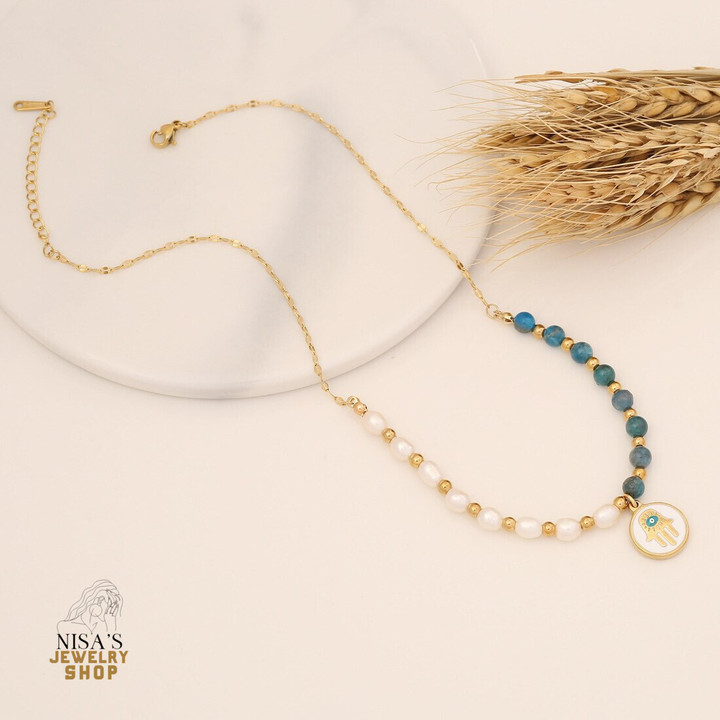 Original Natural Stone Pearl Necklace