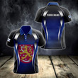 Restocked Mall - - Custom Name Finland Waves Texture 3D Unisex Adult Polo Shirt