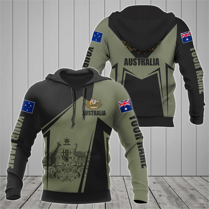 Restocked Mall - - Customize Australia Coat Of Arms New Form Unisex Adult Shirts