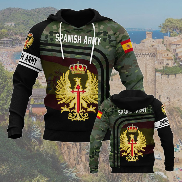 Restocked Mall - - Spanish Army Camo V2 Unisex Adult Hoodies