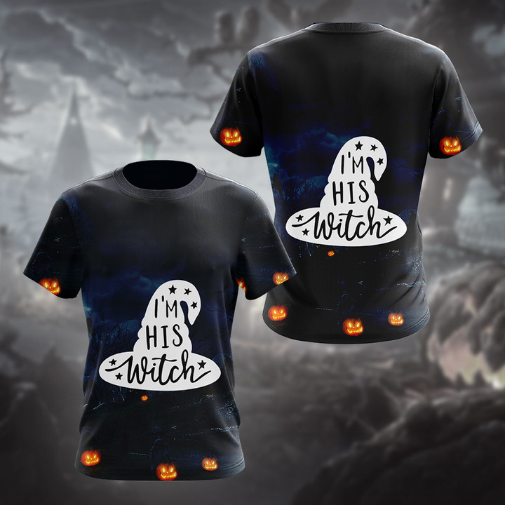 Restocked Mall - - I'm His Witch Halloween T-shirt