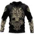 Men's Hooded Sweatshirt Viking Wolf 3d Print Hoodie Outdoor Long Sleeve Fashion Streetwear Oversized Hoodie Men Clothing