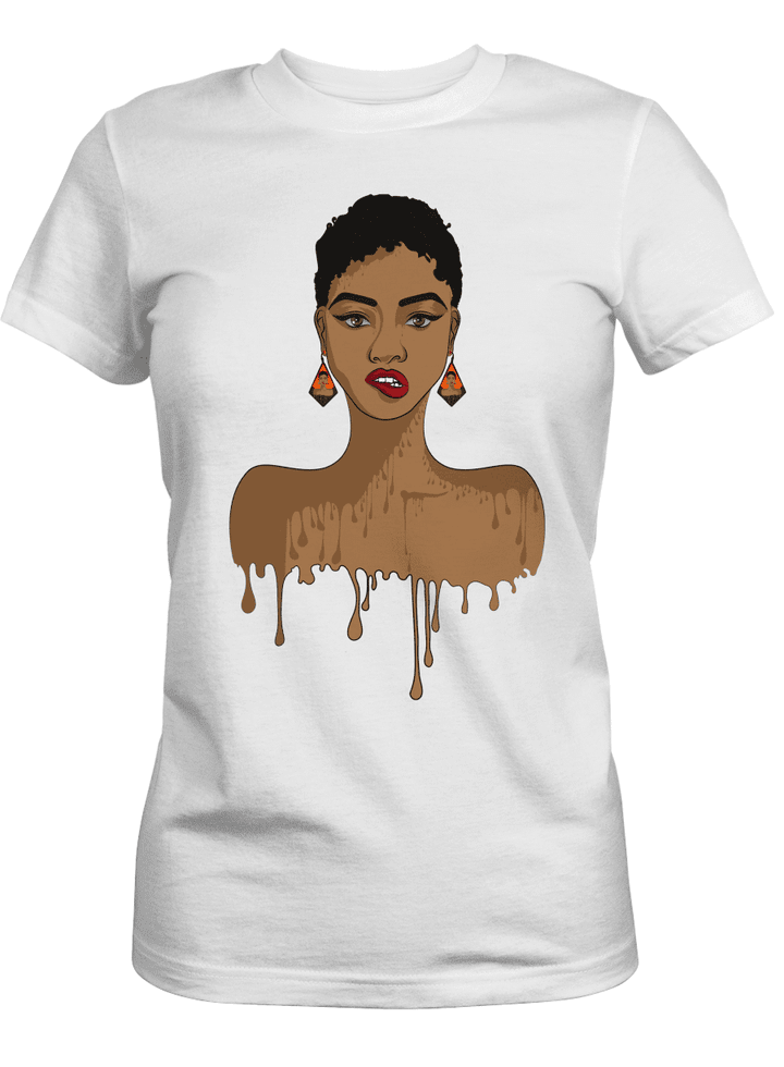 Shirt for black girl magic natural short hair shirt for african american girl