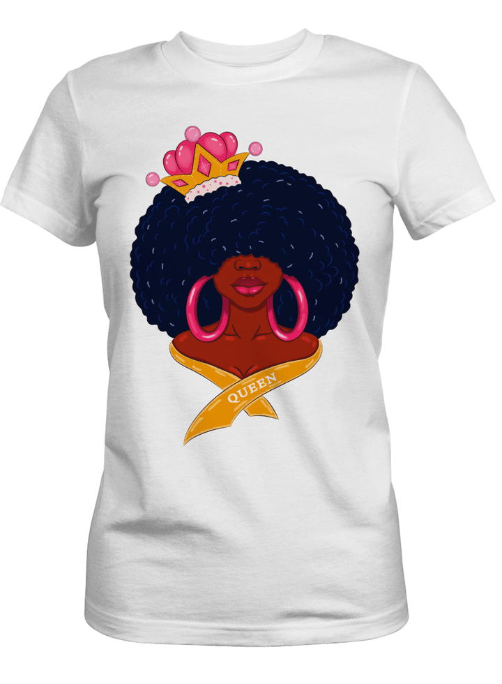 Melanin queen shirt for afro women art shirt for african women