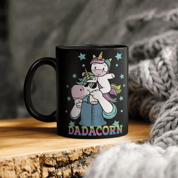 father's day Mug for father and daughter gift for dadacorn mug
