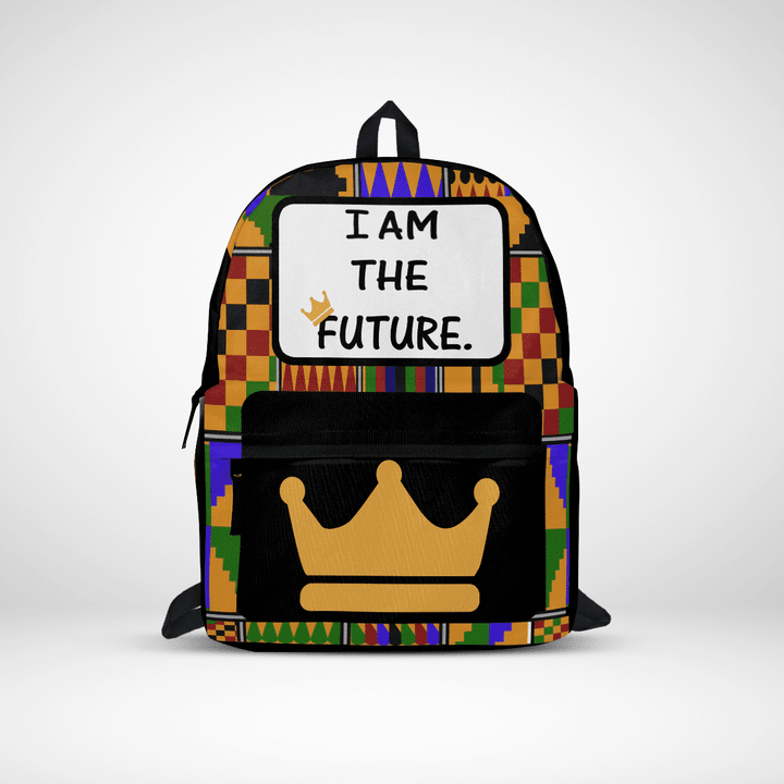 Black prince backpack back to school backpack for black boy I am the future bookbag