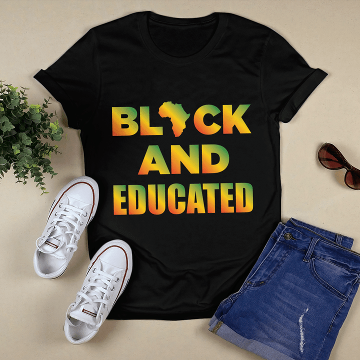 African american shirt for black and educated tshirt i am black BAE shirt