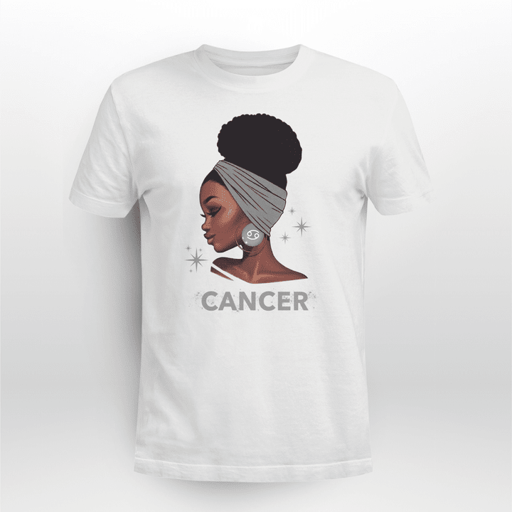 Zodiac shirt birthday gift for black girl zodiac tshirt cancer queen shirt