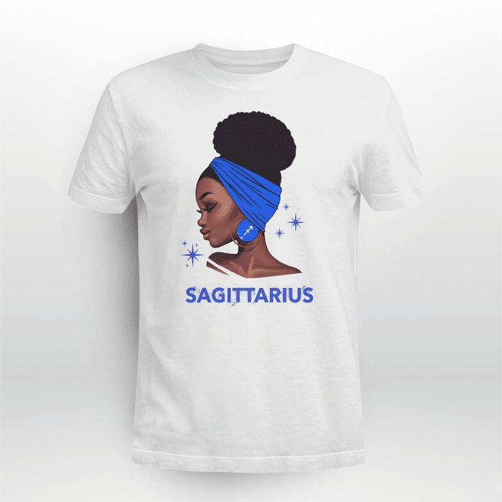 Zodiac shirt birthday gift for black girl zodiac tshirt sagittarius queen shirt