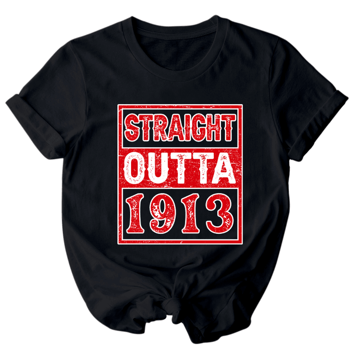 Straight Outta 1913 T-shirt, Delta Sigma Theta 1913 Shirt, Delta Elephant Tshirt, DST 1913 Tee
