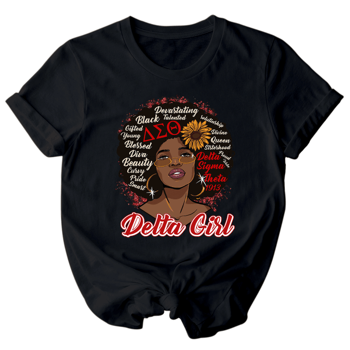 Delta Women Shirt, Delta Sigma Theta 1913 Shirt, Delta Girl Tshirt, J13 T-shirt, DST 1913 Tee