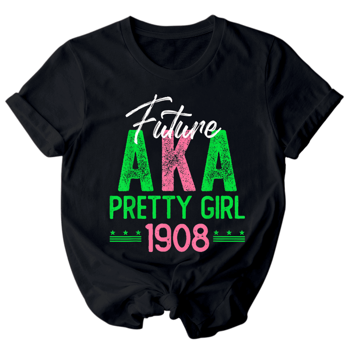 Alpha Kappa Alpha 1908 Shirt, Aka 1908 Tee, Aka Sorority T-shirt, 1908 Paraphernalia, 1908 Pretty Girl Tshirt