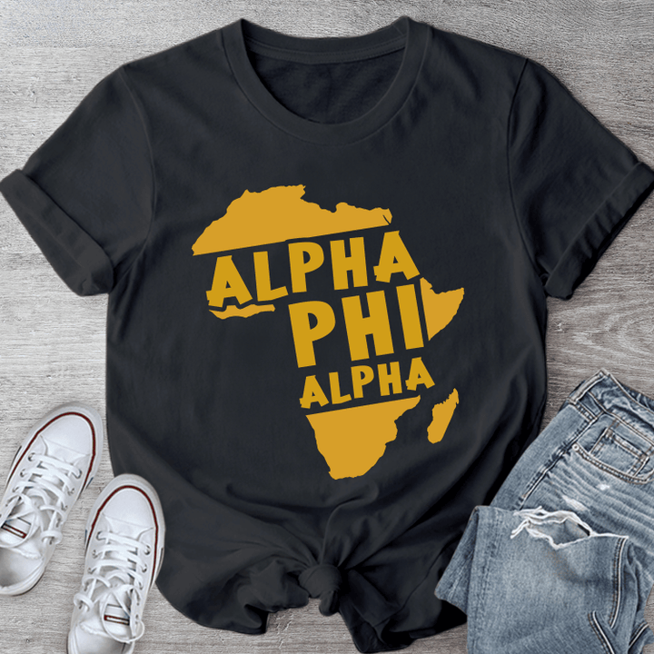 A Phi A Tshirt, Alpha Phi Alpha 1906 Shirt, Black Culture T-shirt, 1906 Fraternity Tee