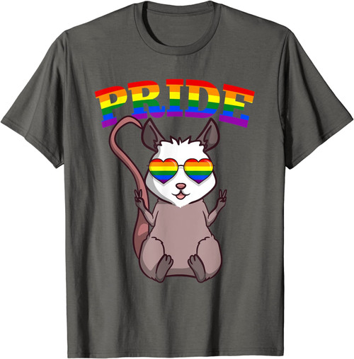 Lgbt Possum Gay Pride Rainbow Lgbtq Cute Opossum T-Shirt