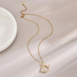 Luxury Temperament Gorgeous Full Diamond Necklace Women's All-match Clavicle Chain Accessories