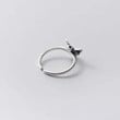 925 Sterling Silver honeybee Adjustable Woman Rings Wedding Luxury Designer Jewelry Gift Female GaaBou