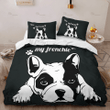 I Love My Frenchie Bedding set