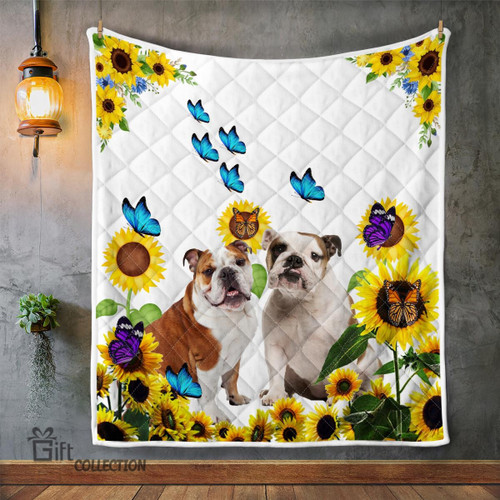 English Bulldog Lovers Quilt