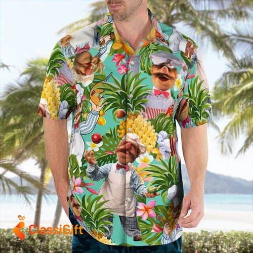 2023 New 3D The King Elvis Presley Hawaiian Shirt Men Summer Short Sleeved Shirts Men's Shirts Oversize Camisa Social 5XL W901