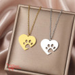 Stainless Steel Necklaces Heart Cartoon Dog Chain