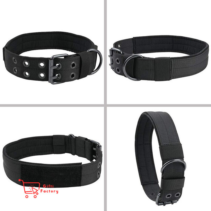 Adjustable Military Pets Collars for German Shepherd