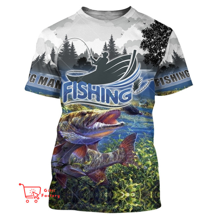 New Men's Fishing T-Shirts