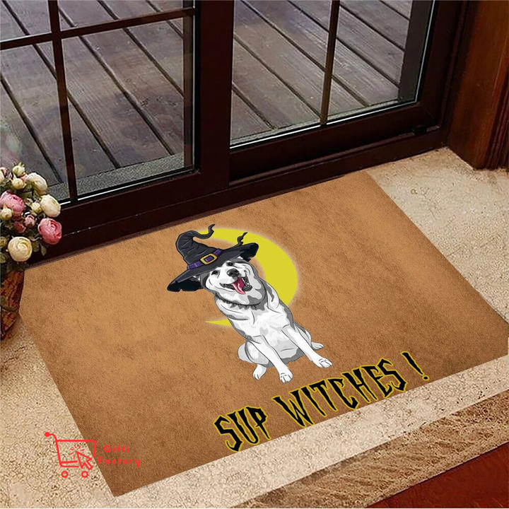 HX German Shepherd Sup Witches Carpets Halloween