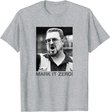 The Big Lebowski Walter Mark It Zero Black And White Poster T-Shirt