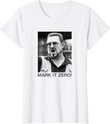 The Big Lebowski Walter Mark It Zero Black And White Poster T-Shirt
