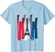 Paris Eiffelturm Frankreich Eiffel Tower Tee Geschenk T-Shirt
