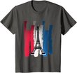 Paris Eiffelturm Frankreich Eiffel Tower Tee Geschenk T-Shirt