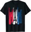 Paris Eiffelturm Frankreich Eiffel Tower Tee Geschenk T-Shirt