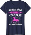 Damen Islandpferde Islandpferd Island Pferd Reitsport Geschenk T-Shirt