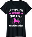 Damen Islandpferde Islandpferd Island Pferd Reitsport Geschenk T-Shirt