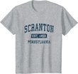 Scranton Pennsylvania PA Vintage-Sport-Design, Marineblau T-Shirt