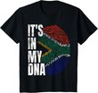 It's in My DNA South African Flag Power Proud Boy Girl Gift T-Shirt