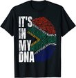 It's in My DNA South African Flag Power Proud Boy Girl Gift T-Shirt
