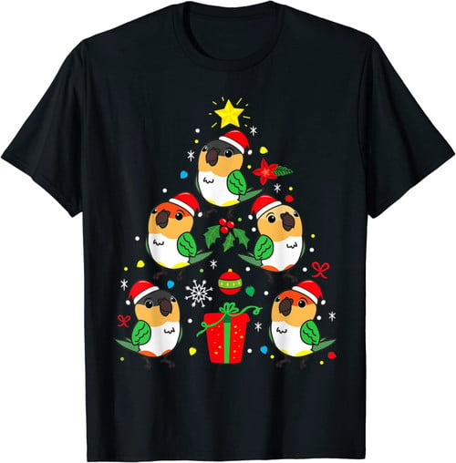 Caique Weihnachten Lustiger Baum Geschenk T-Shirt