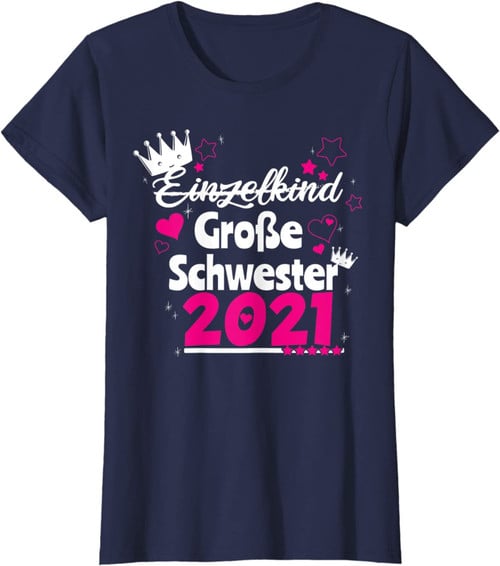 Große Schwester 2021 Mädchen Lustig Geschenk Geschwister T-Shirt